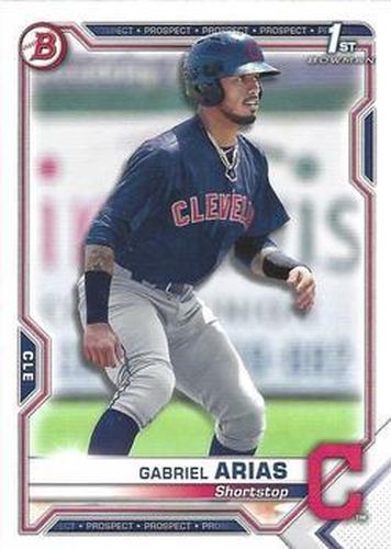#BP-89 Gabriel Arias - Cleveland Indians - 2021 Bowman - Prospects Baseball