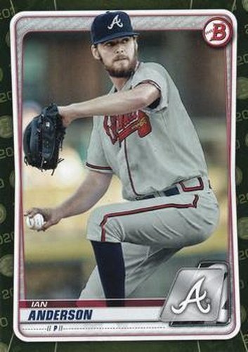 #BP-97 Ian Anderson - Atlanta Braves - 2020 Bowman - Prospects Camo Baseball