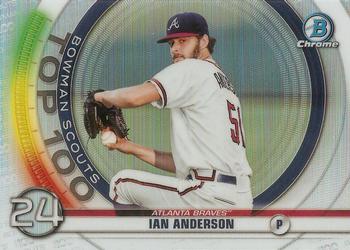 #BTP-24 Ian Anderson - Atlanta Braves - 2020 Bowman - Bowman Scouts Top 100 Baseball