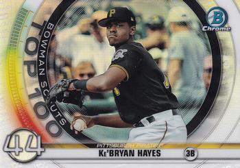 #BTP-44 Ke'Bryan Hayes - Pittsburgh Pirates - 2020 Bowman - Bowman Scouts Top 100 Baseball