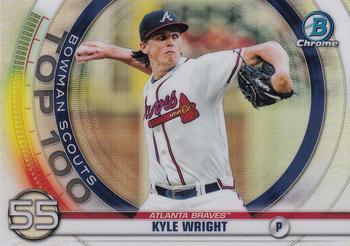 #BTP-55 Kyle Wright - Atlanta Braves - 2020 Bowman - Bowman Scouts Top 100 Baseball