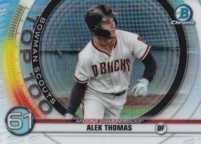 #BTP-61 Alek Thomas - Arizona Diamondbacks - 2020 Bowman - Bowman Scouts Top 100 Baseball