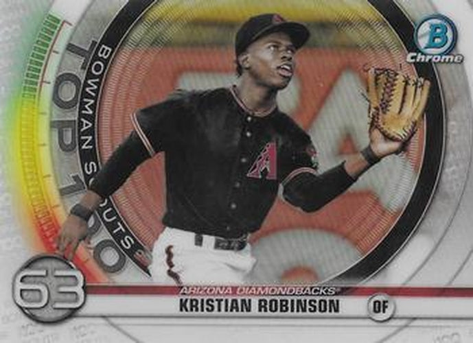 #BTP-63 Kristian Robinson - Arizona Diamondbacks - 2020 Bowman - Bowman Scouts Top 100 Baseball
