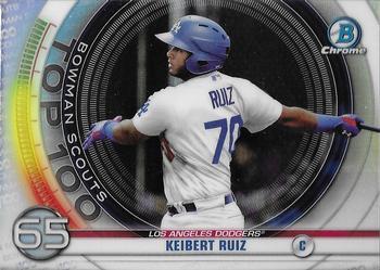 #BTP-65 Keibert Ruiz - Los Angeles Dodgers - 2020 Bowman - Bowman Scouts Top 100 Baseball