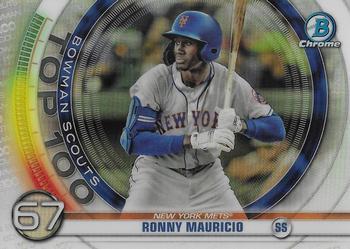 #BTP-67 Ronny Mauricio - New York Mets - 2020 Bowman - Bowman Scouts Top 100 Baseball