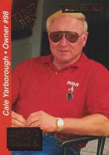 #BTS 13 Cale Yarborough - Cale Yarborough Motorsports - 1995 Traks - Behind the Scenes First Run Racing