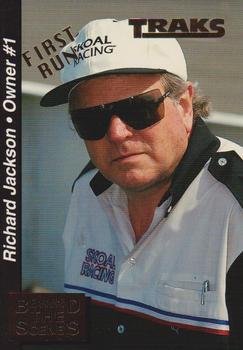 #BTS 20 Richard Jackson - Precision Products Racing - 1995 Traks - Behind the Scenes First Run Racing