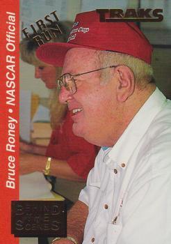 #BTS 21 Bruce Roney - - 1995 Traks - Behind the Scenes First Run Racing