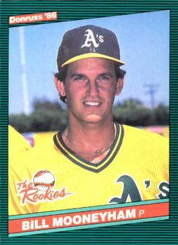 #50 Bill Mooneyham - Oakland Athletics - 1986 Donruss The Rookies Baseball
