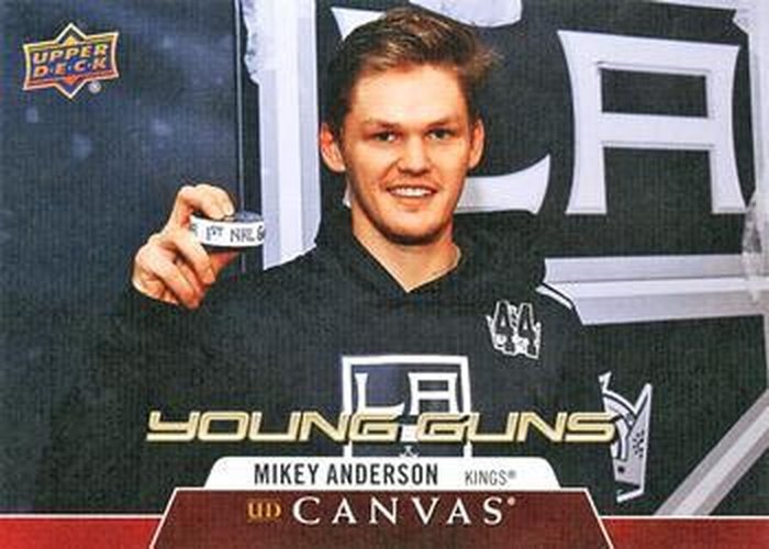 #C117 Mikey Anderson - Los Angeles Kings - 2020-21 Upper Deck Canvas Hockey