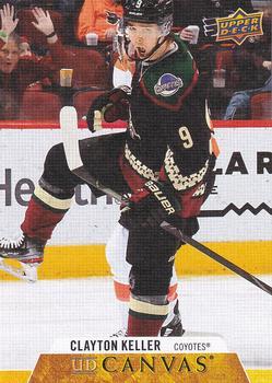 #C125 Clayton Keller - Arizona Coyotes - 2020-21 Upper Deck Canvas Hockey