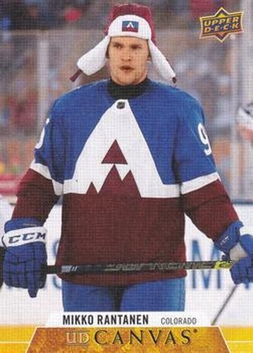 #C143 Mikko Rantanen - Colorado Avalanche - 2020-21 Upper Deck Canvas Hockey