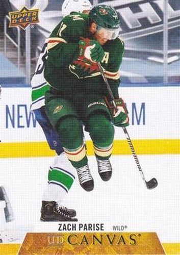 #C164 Zach Parise - Minnesota Wild - 2020-21 Upper Deck Canvas Hockey