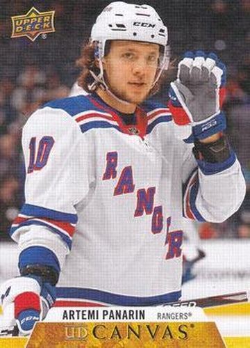 #C177 Artemi Panarin - New York Rangers - 2020-21 Upper Deck Canvas Hockey