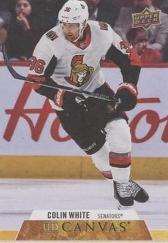 #C181 Colin White - Ottawa Senators - 2020-21 Upper Deck Canvas Hockey