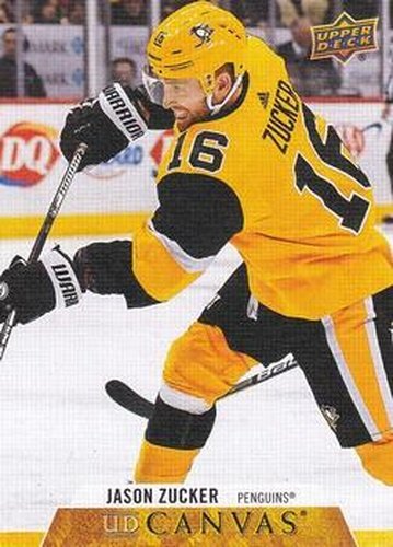 #C188 Jason Zucker - Pittsburgh Penguins - 2020-21 Upper Deck Canvas Hockey