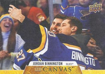 #C192 Jordan Binnington - St. Louis Blues - 2020-21 Upper Deck Canvas Hockey