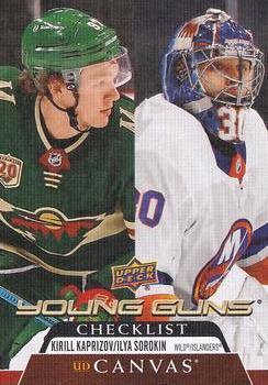 #C240 Kirill Kaprizov / Ilya Sorokin - Minnesota Wild / New York Islanders - 2020-21 Upper Deck Canvas Hockey