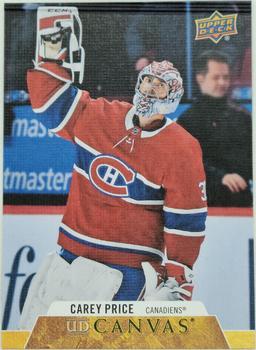 #C43 Carey Price - Montreal Canadiens - 2020-21 Upper Deck Canvas Hockey