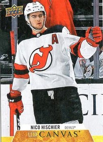 #C51 Nico Hischier - New Jersey Devils - 2020-21 Upper Deck Canvas Hockey