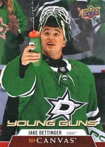 #C98 Jake Oettinger - Dallas Stars - 2020-21 Upper Deck Canvas Hockey