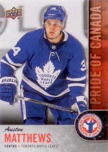 #CAN-10 Auston Matthews - Toronto Maple Leafs - 2018 Upper Deck National Hockey Card Day Canada Hockey