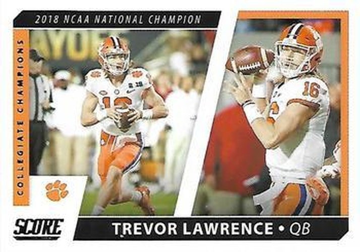 #CC10 Trevor Lawrence - Clemson Tigers - 2021 Score - Collegiate Champions Football