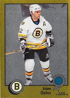 #268 Adam Oates - Boston Bruins - 1994-95 Panini Hockey Stickers