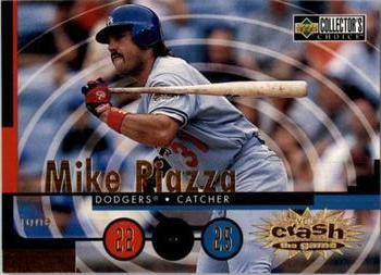 #CG25a Mike Piazza - Los Angeles Dodgers - 1998 Collector's Choice - You Crash the Game Baseball