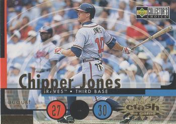 #CG27b Chipper Jones - Atlanta Braves - 1998 Collector's Choice - You Crash the Game Baseball