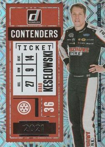 #CON10 Brad Keselowski - Team Penske - 2021 Donruss - Contenders Racing