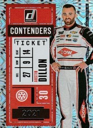 #CON14 Austin Dillon - Richard Childress Racing - 2021 Donruss - Contenders Racing