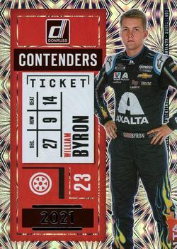 #CON8 William Byron - Hendrick Motorsports - 2021 Donruss - Contenders Racing
