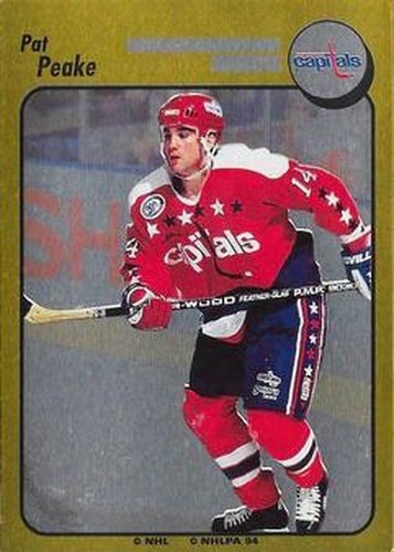 #242 Pat Peake - Washington Capitals - 1994-95 Panini Hockey Stickers
