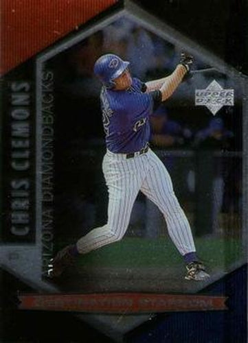 #DS56 Chris Clemons - Arizona Diamondbacks - 1998 Upper Deck - Destination Stardom Baseball