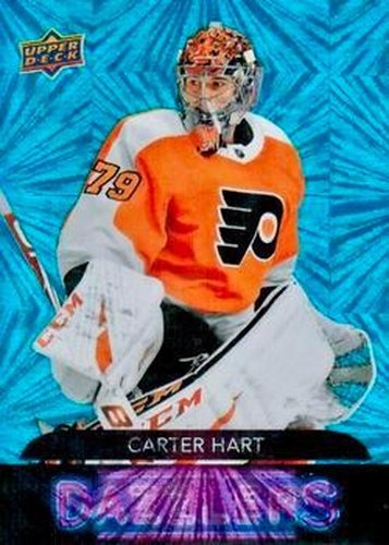 #DZ-32 Carter Hart - Philadelphia Flyers - 2020-21 Upper Deck - Dazzlers Hockey