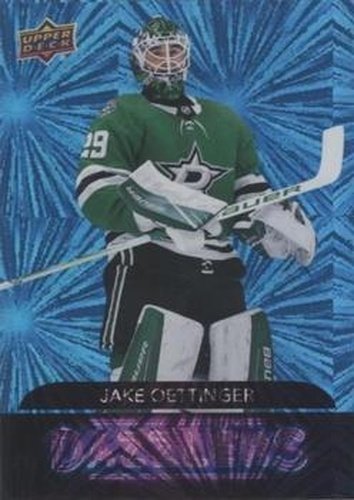 #DZ-65 Jake Oettinger - Dallas Stars - 2020-21 Upper Deck - Dazzlers Hockey
