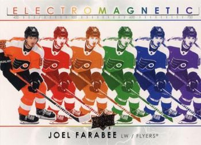 #EM-10 Joel Farabee - Philadelphia Flyers - 2021-22 Upper Deck - Electromagnetic Hockey