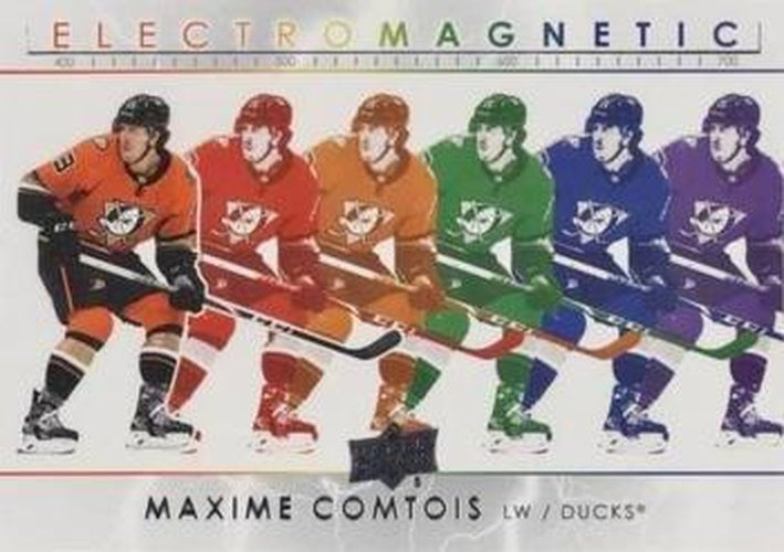 #EM-11 Maxime Comtois - Anaheim Ducks - 2021-22 Upper Deck - Electromagnetic Hockey