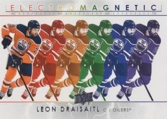 #EM-1 Leon Draisaitl - Edmonton Oilers - 2021-22 Upper Deck - Electromagnetic Hockey