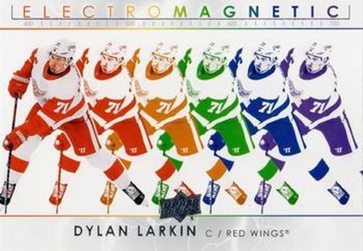 #EM-9 Dylan Larkin - Detroit Red Wings - 2021-22 Upper Deck - Electromagnetic Hockey
