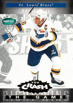 #G20 Brett Hull - St. Louis Blues - 1994-95 Parkhurst Hockey - You Crash The Game Gold