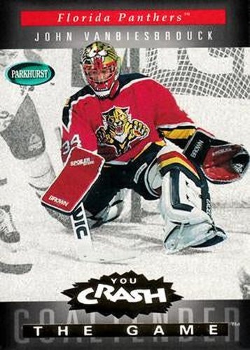 #G9 John Vanbiesbrouck - Florida Panthers - 1994-95 Parkhurst Hockey - You Crash The Game Gold