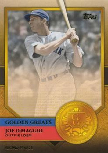 #GG-23 Joe DiMaggio - New York Yankees - 2012 Topps - Golden Greats Baseball