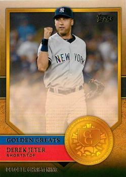 #GG-28 Derek Jeter - New York Yankees - 2012 Topps - Golden Greats Baseball