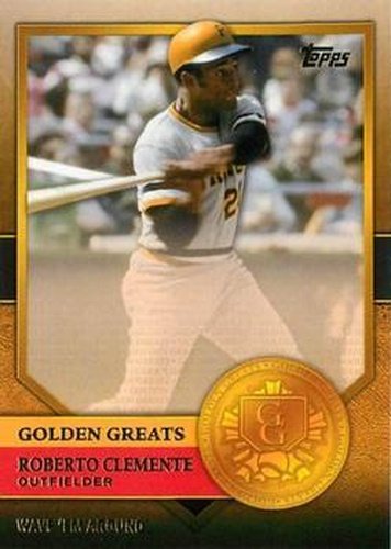 #GG-37 Roberto Clemente - Pittsburgh Pirates - 2012 Topps - Golden Greats Baseball