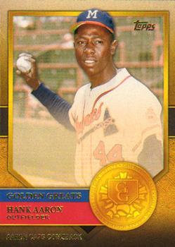 #GG-52 Hank Aaron - Milwaukee Braves - 2012 Topps - Golden Greats Baseball