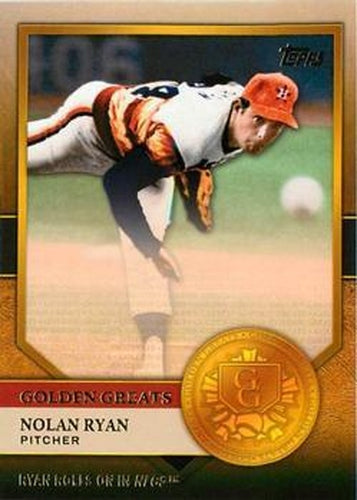 #GG-6 Nolan Ryan - Houston Astros - 2012 Topps - Golden Greats Baseball