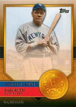 #GG-74 Babe Ruth - New York Yankees - 2012 Topps - Golden Greats Baseball
