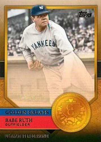 #GG-75 Babe Ruth - New York Yankees - 2012 Topps - Golden Greats Baseball